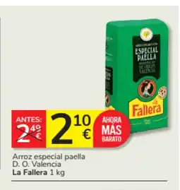 Consum LA FALLERA Arroz especial paella D. O. Valencia oferta