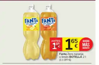 FANTA Zero naranja o limón