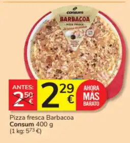 Consum CONSUM Pizza fresca Barbacoa oferta