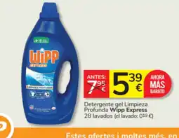 Consum WIPP EXPRES Detergente gel Limpieza Profunda oferta