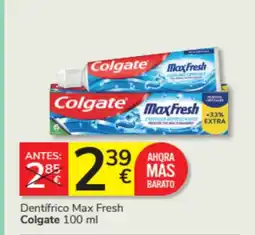 Consum COLGATE Dentifrico Max Fresh oferta