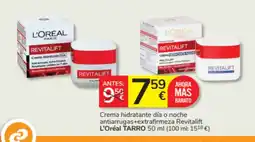 Consum L'ORÉAL Crema hidratante día o noche antiarrugas+extrafirmeza Revitalift oferta