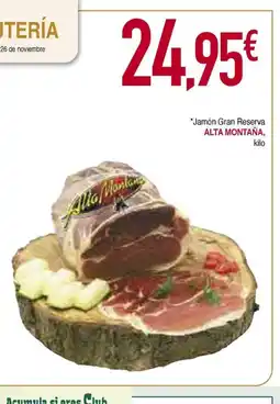 Masymas ALTA MONTAÑA Jamón Gran Reserva oferta