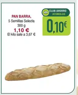Masymas PAN BARRA, 5 Semillas Selecta oferta