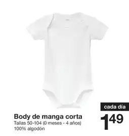 Zeeman Body de manga corta oferta