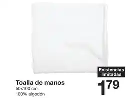 Zeeman Toalla de manos oferta