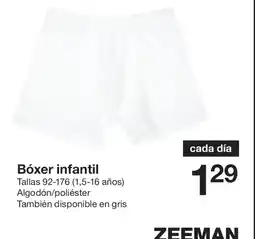Zeeman Bóxer infantil oferta