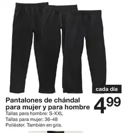 Zeeman Pantalones de chándal para mujer y para hombre oferta