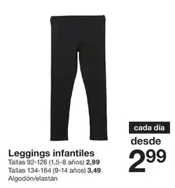 Zeeman Leggings infantiles oferta