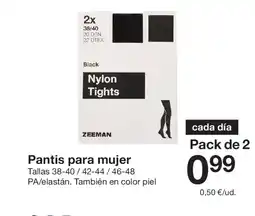 Zeeman Pantis para mujer oferta