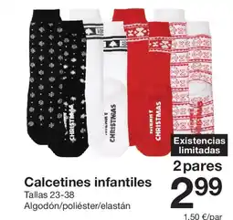 Zeeman Calcetines infantiles oferta
