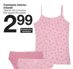 Zeeman Camiseta interior infantil oferta