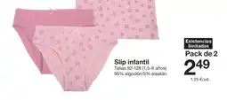 Zeeman Slip infantil oferta