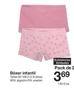 Zeeman Bóxer infantil oferta