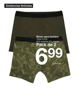 Zeeman Bóxer para hombre oferta