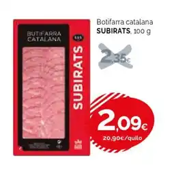 Condis SUBIRATS Botifarra catalana oferta
