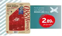 Condis BOADAS 1880 Pernil serrano Gran Reserva oferta