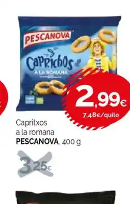 Condis PESCANOVA Capritxos a la romana oferta