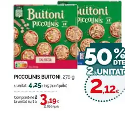 Condis BUITONI Piccolinis oferta