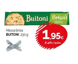 Condis BUITONI Massa brisa oferta