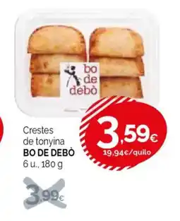 Condis BO DE DEBÒ Crestes de tonyina oferta