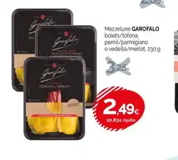 Condis GAROFALO Mezzelune bolets/tòfona, pernil/parmigiano o vedella/merlot oferta