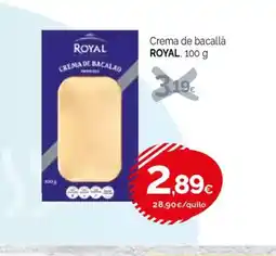 Condis ROYAL Crema de bacallà oferta