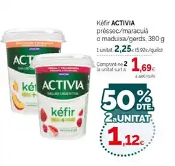 Condis ACTIVIA Kéfir préssec/maracuià o maduixa/gerds oferta