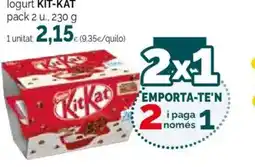 Condis KIT-KAT Iogurt oferta
