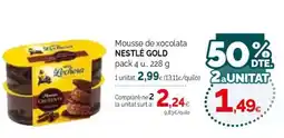 Condis NESTLÉ GOLD Mousse de xocolata oferta