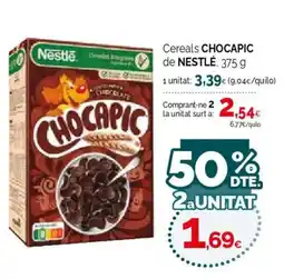 Condis CHOCAPIC de NESTLÉ Cereals oferta