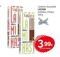 Condis LACASA L'amines de praliné ametlles o festuc oferta