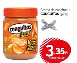 Condis CONGUITOS Crema de cacahuets oferta