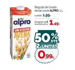 Condis ALPRO Beguda de civada sense sucre oferta