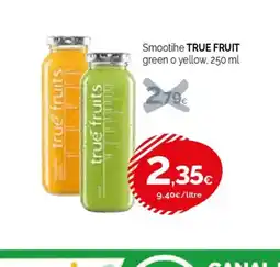 Condis TRUE FRUIT Smootihe green o yellow oferta