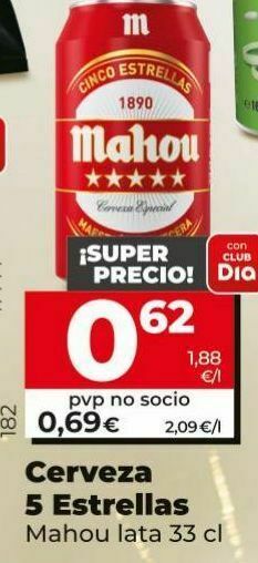 Maxi Dia Cerveza mahou oferta