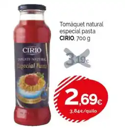 Condis CIRIO Tomàquet natural especial pasta oferta