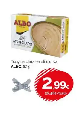 Condis ALBO Tonyina clara en oli d'oliva oferta