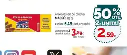 Condis MASSO Anxoves en oli d'oliva oferta