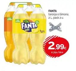 Condis FANTA taronja o llimona oferta