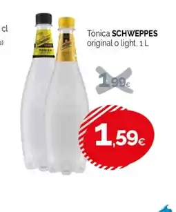 Condis SCHWEPPES Tònica original o light oferta