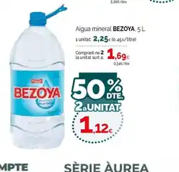 Condis BEZOYA Aigua mineral oferta