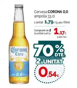 Condis CORONA 0,0 Cervesa oferta