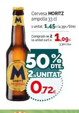 Condis MORITZ Cervesa oferta