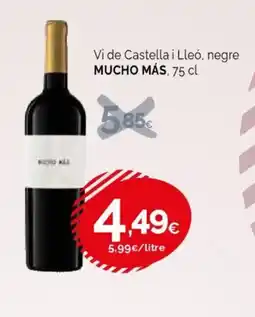 Condis MUCHO MÁS Vi de Castella i Lleó, negre oferta