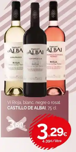 Condis CASTILLO DE ALBAI Vi Rioja, blanc, negre o rosat oferta