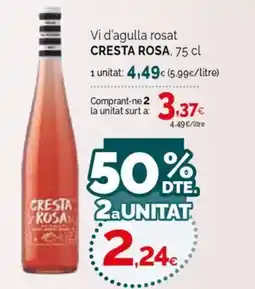 Condis CRESTA ROSA Vi d'agulla rosat oferta