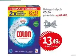 Condis COLON Detergent el pols oferta