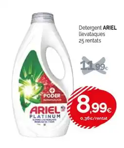 Condis ARIEL Detergent Llevataques 25 rentats oferta