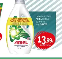 Condis ARIEL Detergent extra poder, llevataques 35 rentats oferta